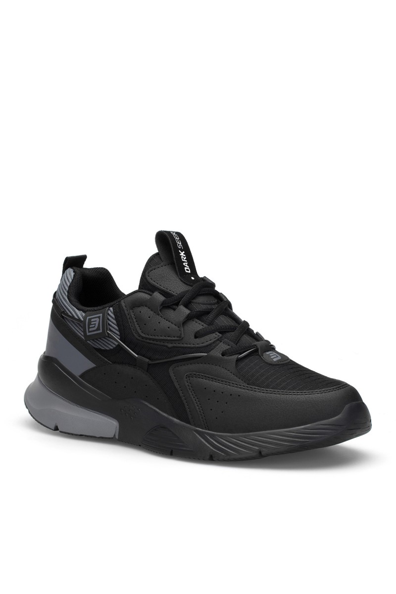 Mens Sneakers - Black Gray- DS3.1205