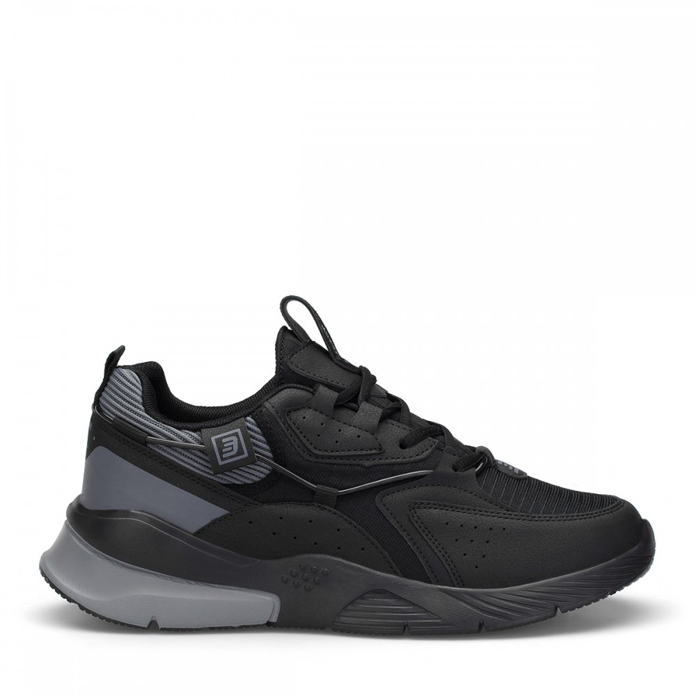Mens Sneakers - Black Gray- DS3.1205