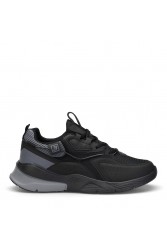 Mens Sneakers - Black Gray- DS3.1205
