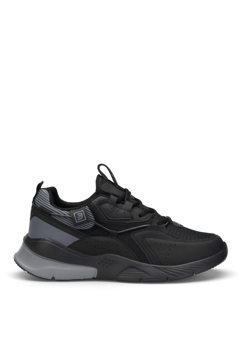 Mens Sneakers - Black Gray- DS3.1205