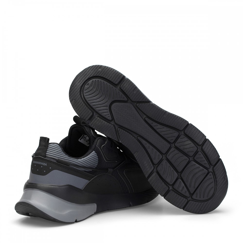 Men's Sneakers - Black Gray- DS3.1205