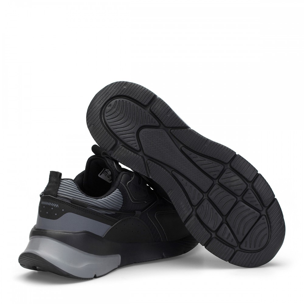 Mens Sneakers - Black Gray- DS3.1205
