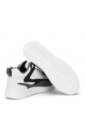 Mens High Top Sneakers - White Gray - DS3.1204