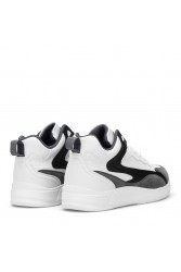 Mens High Top Sneakers - White Gray - DS3.1204
