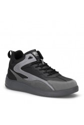 Mens High Top Sneakers - Black Gray - DS3.1204