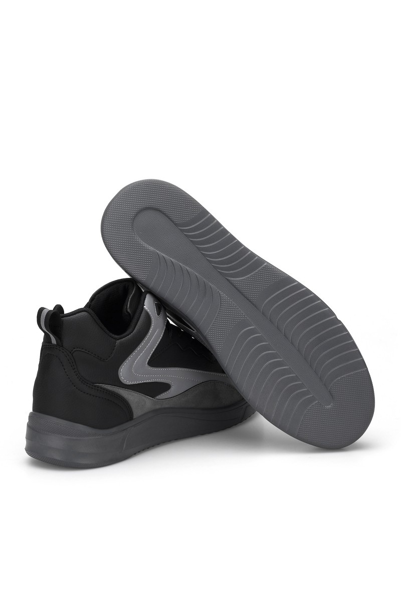Mens High Top Sneakers - Black Gray - DS3.1204