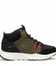 Mens High Top Sneakers - Black Khaki Orange - DS3.1258