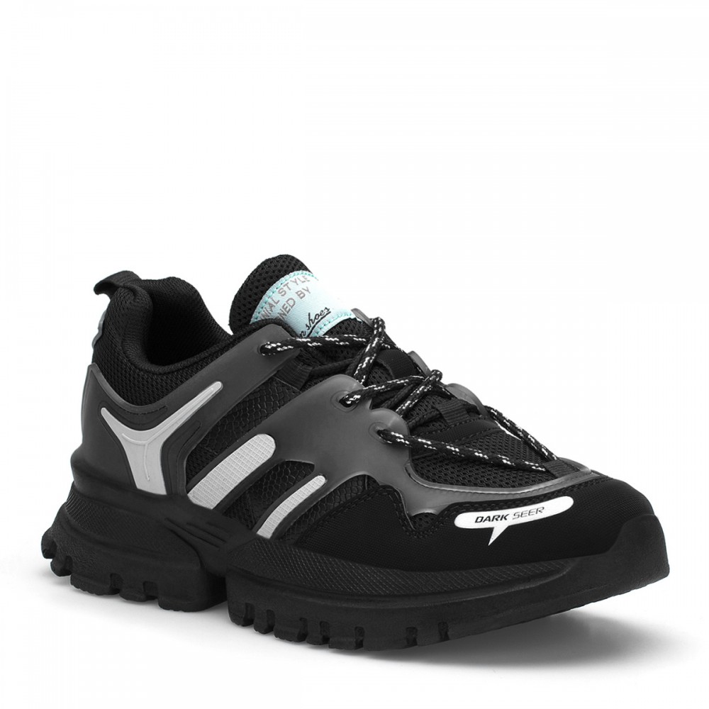 Women’s Sneakers -  Black Silver - DS3.5154