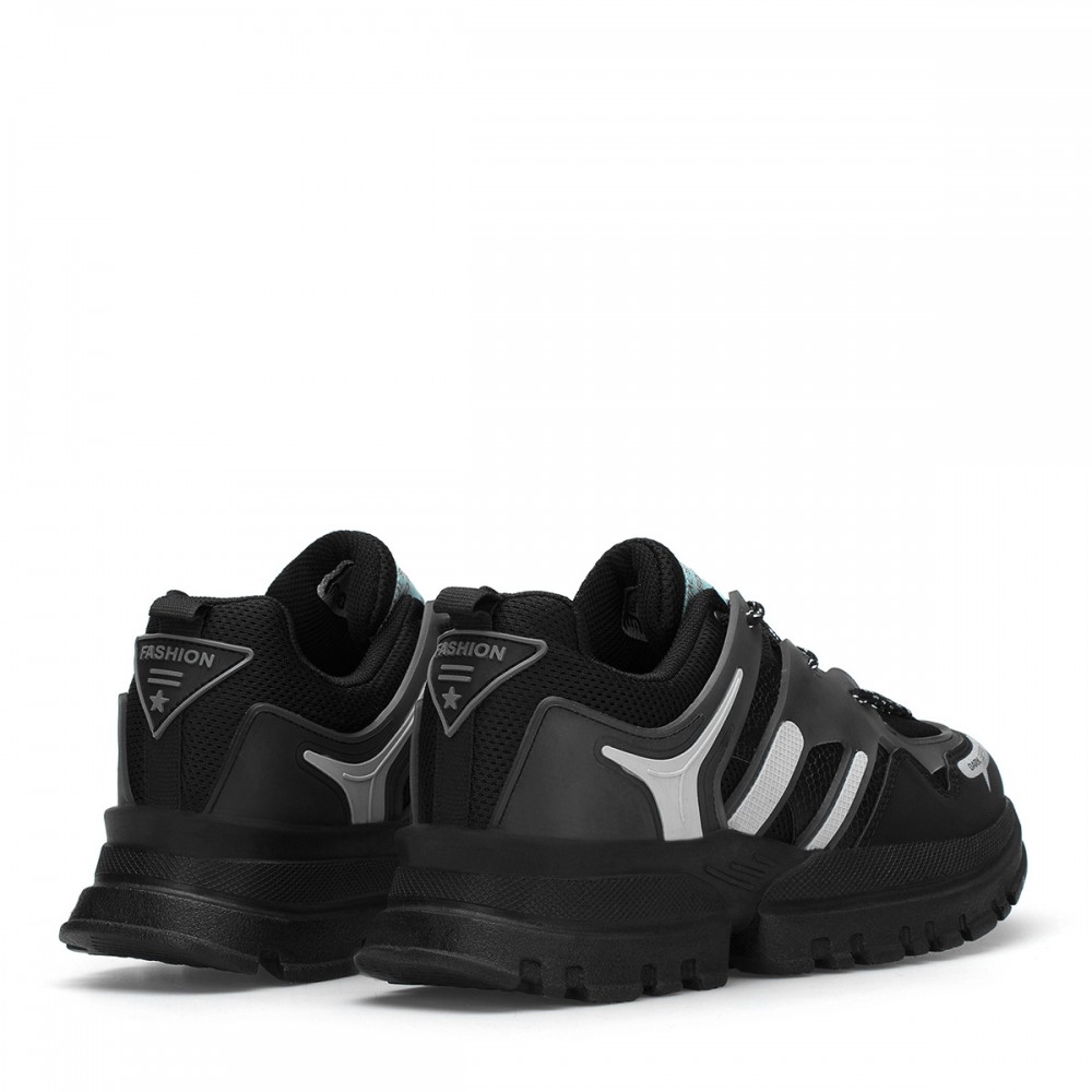 Women’s Sneakers -  Black Silver - DS3.5154
