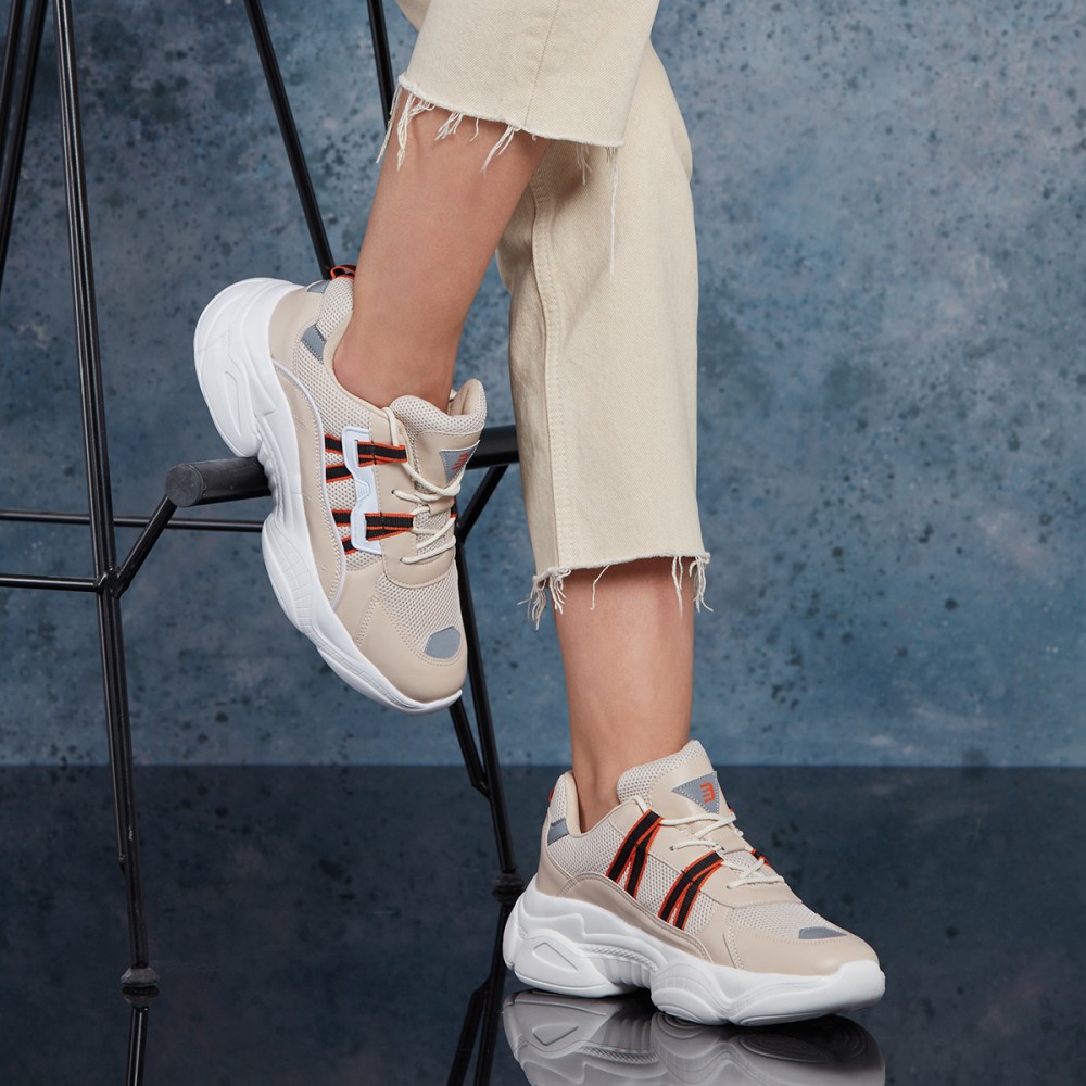 Women’s Sneakers - White Beige - DS3.5156