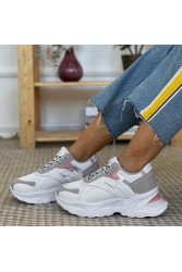 Women's Sneakers - White Gray - DS3.5181