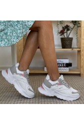 Women's Sneakers - White Gray - DS3.5181