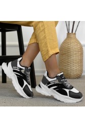 Women's Sneakers - White Black - DS3.5181