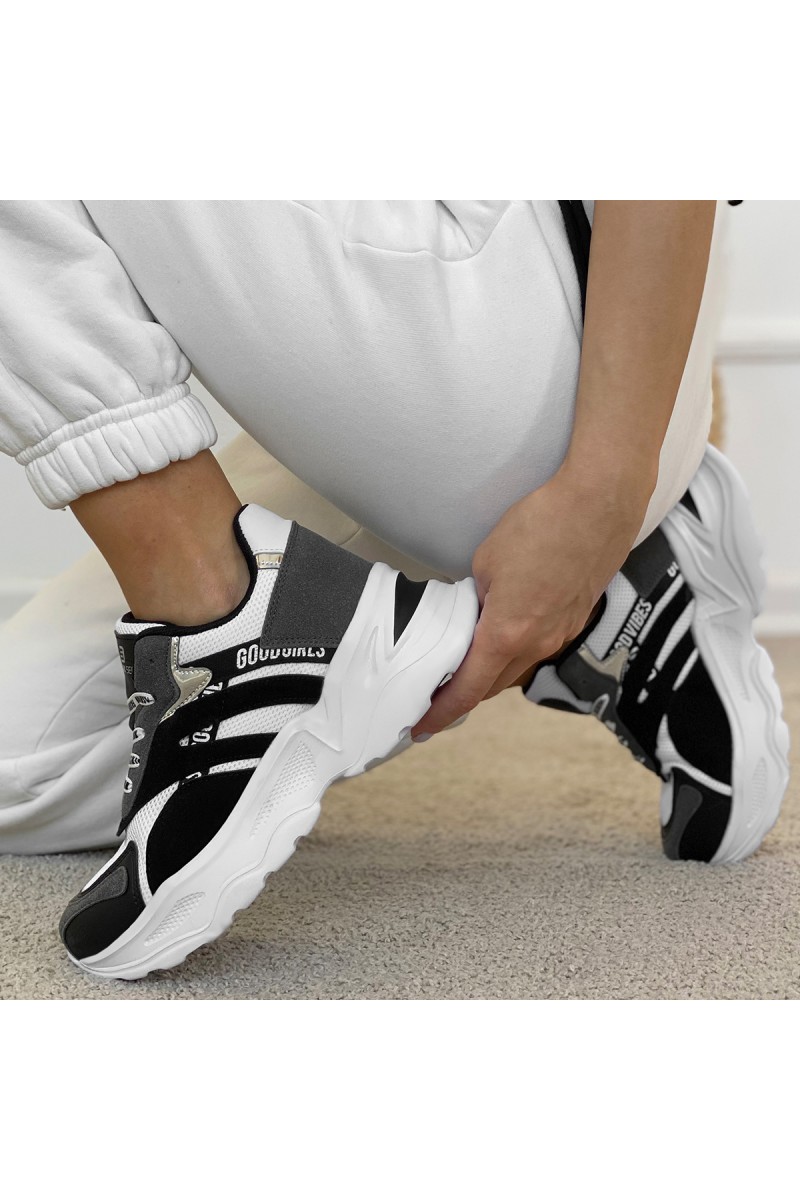 Women's Sneakers - White Black - DS3.5181