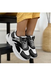 Women's Sneakers - White Black - DS3.5181