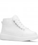 Men's High Top Sneakers - White - Enzo
