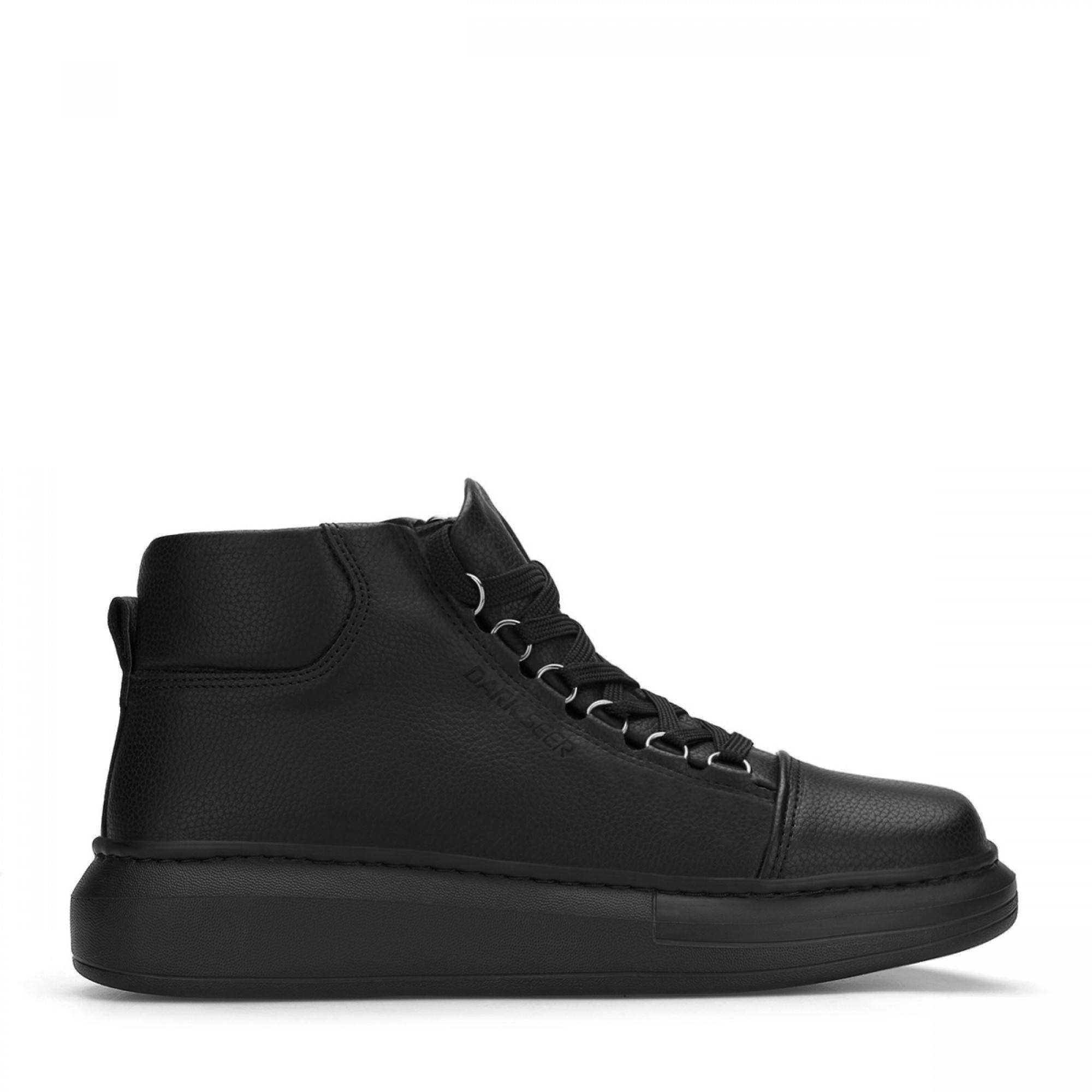 Mens High Top Boots Black Enzo