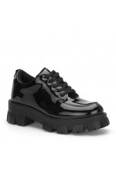 Women's Boots -Black Patent Leather- DS.MKA226