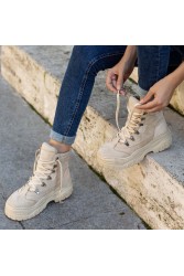 Women's Boots - Beige - DS.0LNA