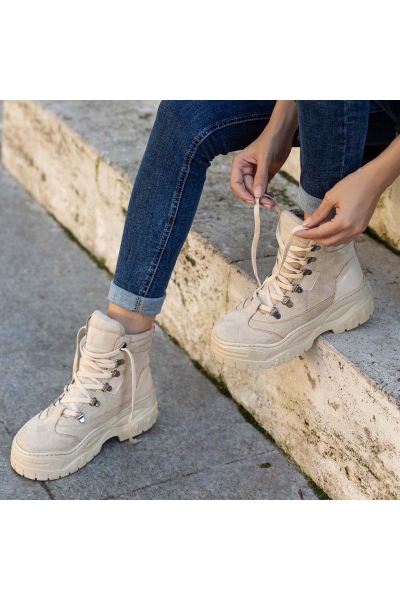 Women's Boots - Beige - DS.0LNA