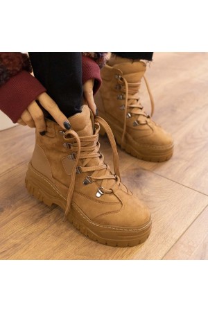 Women's Boots - Tan - DS.0LNA