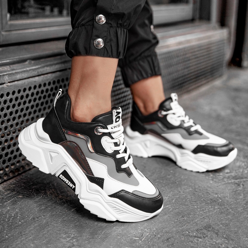 Women's Sneakers - Black Gray - DS.PMD239K2110