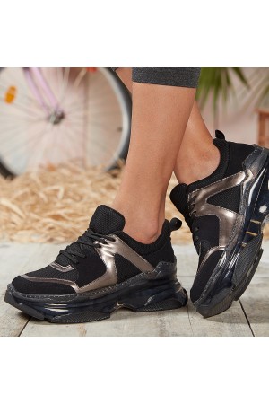 Women's Sneakers - Black - DSR.E1