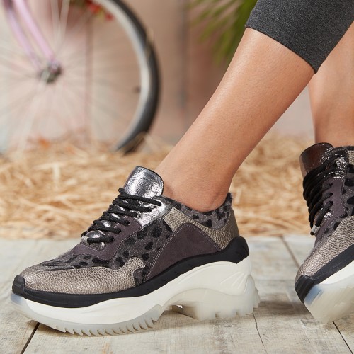 Women's Sneakers - Gray - DSR.X33