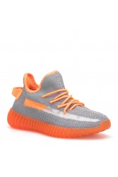 Unisex Sneakers - Gray Orange - DS.SPP