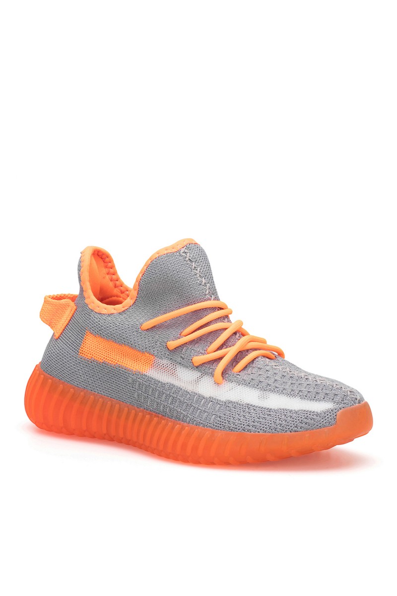 Unisex Sneakers - Gray Orange - DS.SPP
