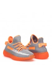 Unisex Sneakers - Gray Orange - DS.SPP