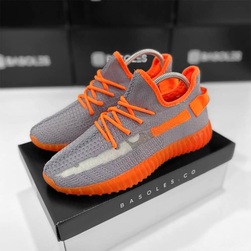 Unisex Sneakers - Gray Orange - DS.SPP