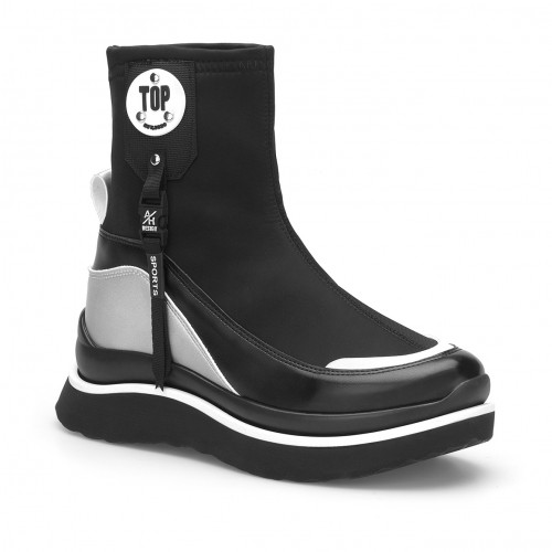 Women's Boots - Black White - DS.TPG