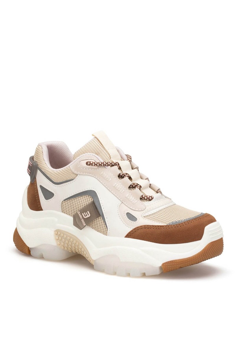 Womens Sneakers - Beige Tan - Linda
