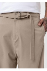 Men's Baggy Pants - Beige - V20 - 01