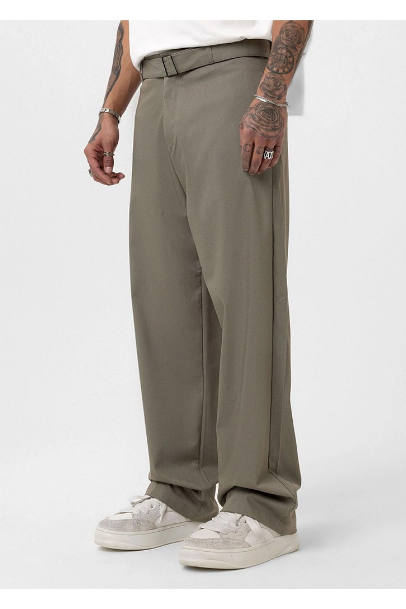 Men's Baggy Pants - Khaki - V20 - 01