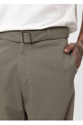 Men's Baggy Pants - Khaki - V20 - 01