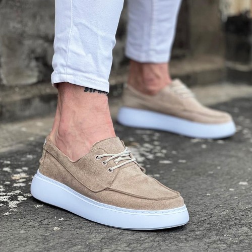 Men’s Casual Shoes - Beige - 508