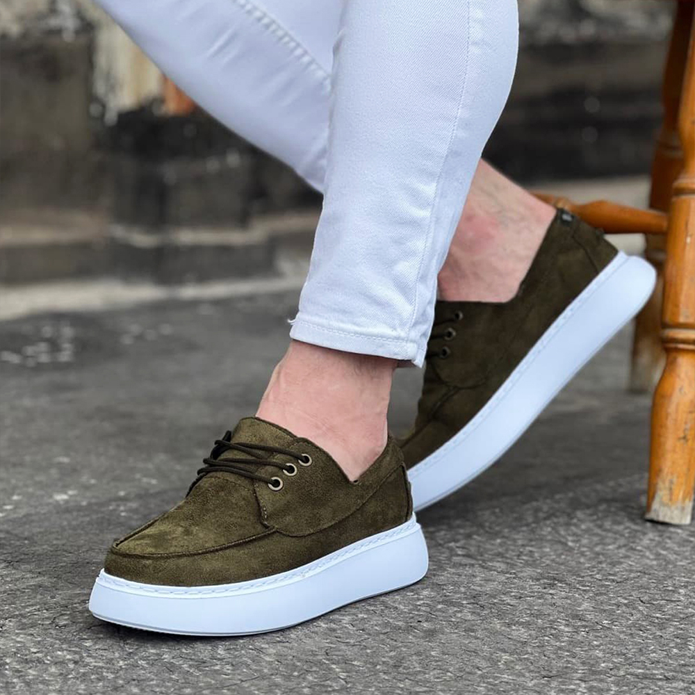 Men’s Casual Shoes - Khaki - 508
