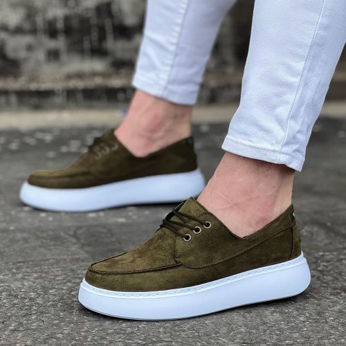 Men’s Casual Shoes - Khaki - 508