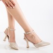 Mid Heel Shoes - Aster - Beige