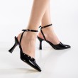 Mid Heel Shoes - Aster - Black