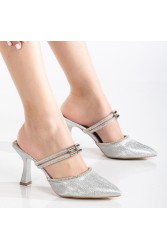 Mid Heel Shoes - Shona - Gray
