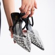 Mid Heel Shoes - Poppy - Black