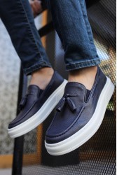 Mens Classic Shoes - Dark Blue - 127
