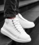 Men's High Top Sneakers - White - Enzo