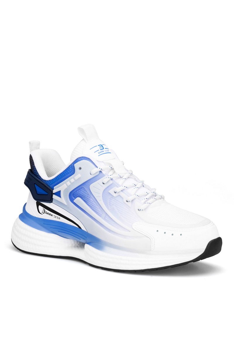 Mens Sneakers - White Blue - DS.ENIGMA