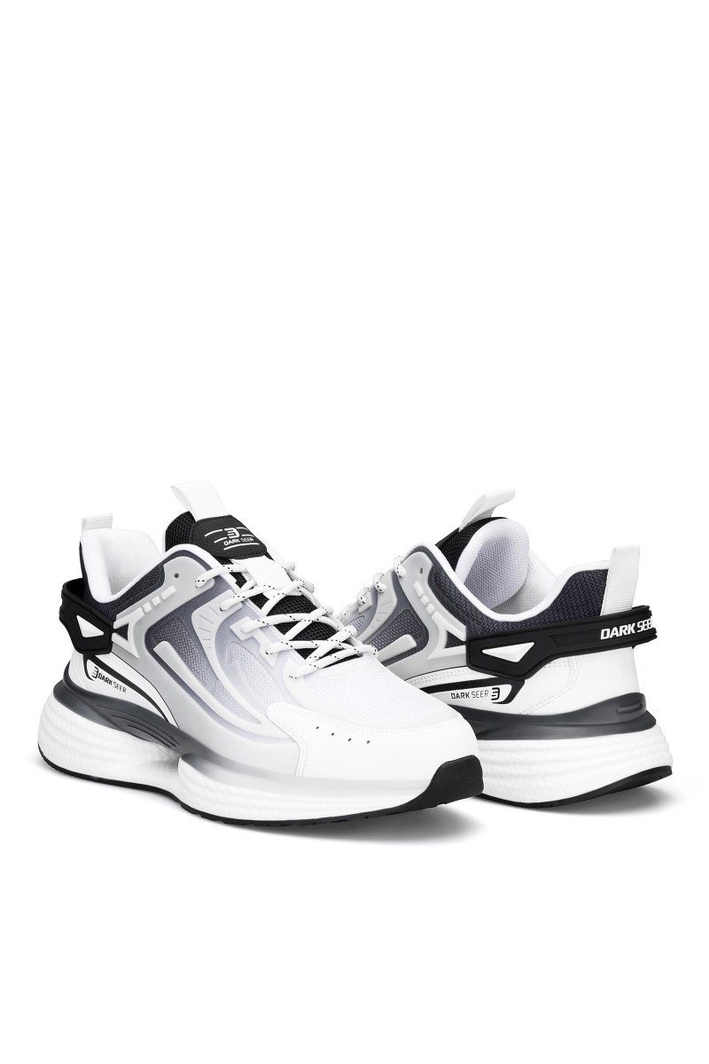 Mens Sneakers - White Black - DS.ENIGMA
