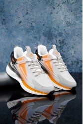 Mens Sneakers - Gray Orange - DS.ENIGMA
