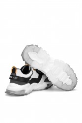 Mens Sneakers - White Dark Gray - Gestor